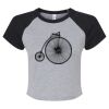 Women's Micro Rib Raglan Baby Tee Thumbnail