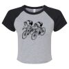 Women's Micro Rib Raglan Baby Tee Thumbnail