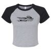 Women's Micro Rib Raglan Baby Tee Thumbnail