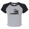 Women's Micro Rib Raglan Baby Tee Thumbnail