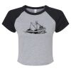 Women's Micro Rib Raglan Baby Tee Thumbnail