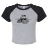 Women's Micro Rib Raglan Baby Tee Thumbnail