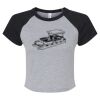 Women's Micro Rib Raglan Baby Tee Thumbnail