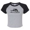 Women's Micro Rib Raglan Baby Tee Thumbnail