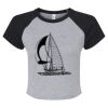 Women's Micro Rib Raglan Baby Tee Thumbnail