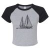 Women's Micro Rib Raglan Baby Tee Thumbnail