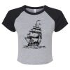 Women's Micro Rib Raglan Baby Tee Thumbnail