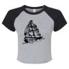 Women's Micro Rib Raglan Baby Tee Thumbnail