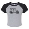 Women's Micro Rib Raglan Baby Tee Thumbnail