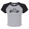 Women's Micro Rib Raglan Baby Tee Thumbnail