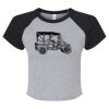Women's Micro Rib Raglan Baby Tee Thumbnail