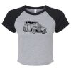 Women's Micro Rib Raglan Baby Tee Thumbnail