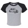 Women's Micro Rib Raglan Baby Tee Thumbnail
