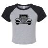 Women's Micro Rib Raglan Baby Tee Thumbnail