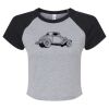 Women's Micro Rib Raglan Baby Tee Thumbnail