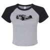 Women's Micro Rib Raglan Baby Tee Thumbnail