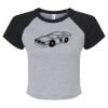 Women's Micro Rib Raglan Baby Tee Thumbnail