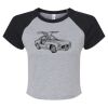 Women's Micro Rib Raglan Baby Tee Thumbnail
