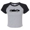Women's Micro Rib Raglan Baby Tee Thumbnail
