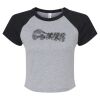 Women's Micro Rib Raglan Baby Tee Thumbnail