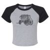 Women's Micro Rib Raglan Baby Tee Thumbnail
