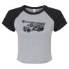 Women's Micro Rib Raglan Baby Tee Thumbnail