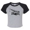 Women's Micro Rib Raglan Baby Tee Thumbnail