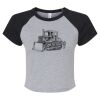 Women's Micro Rib Raglan Baby Tee Thumbnail