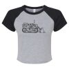 Women's Micro Rib Raglan Baby Tee Thumbnail