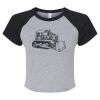 Women's Micro Rib Raglan Baby Tee Thumbnail