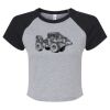 Women's Micro Rib Raglan Baby Tee Thumbnail