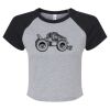 Women's Micro Rib Raglan Baby Tee Thumbnail