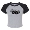 Women's Micro Rib Raglan Baby Tee Thumbnail