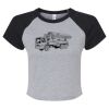 Women's Micro Rib Raglan Baby Tee Thumbnail