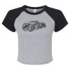 Women's Micro Rib Raglan Baby Tee Thumbnail