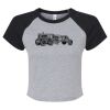 Women's Micro Rib Raglan Baby Tee Thumbnail