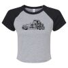 Women's Micro Rib Raglan Baby Tee Thumbnail