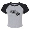 Women's Micro Rib Raglan Baby Tee Thumbnail