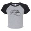 Women's Micro Rib Raglan Baby Tee Thumbnail