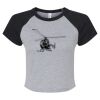 Women's Micro Rib Raglan Baby Tee Thumbnail