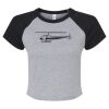 Women's Micro Rib Raglan Baby Tee Thumbnail