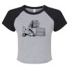 Women's Micro Rib Raglan Baby Tee Thumbnail