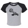 Women's Micro Rib Raglan Baby Tee Thumbnail