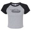 Women's Micro Rib Raglan Baby Tee Thumbnail