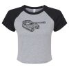 Women's Micro Rib Raglan Baby Tee Thumbnail