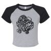 Women's Micro Rib Raglan Baby Tee Thumbnail