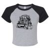 Women's Micro Rib Raglan Baby Tee Thumbnail