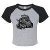 Women's Micro Rib Raglan Baby Tee Thumbnail