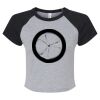 Women's Micro Rib Raglan Baby Tee Thumbnail