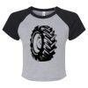 Women's Micro Rib Raglan Baby Tee Thumbnail
